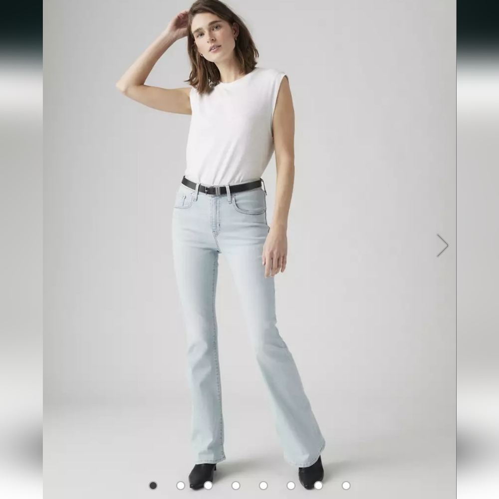 Levi's Light Wash Flare Jeans